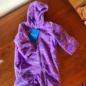 Columbia 3-6 mo fleece bunting